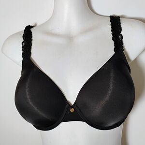 Natori Body Double T-Shirt Bra 36C Black Full Fit Contour Underwire 136001